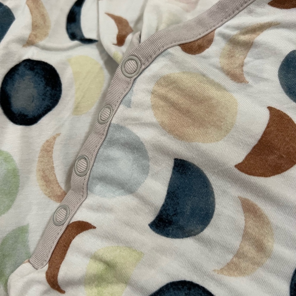 Little Sleepies Luna Neutral Bamboo Pajama Set size Large XL - Picture 3 of 7